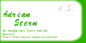 adrian stern business card